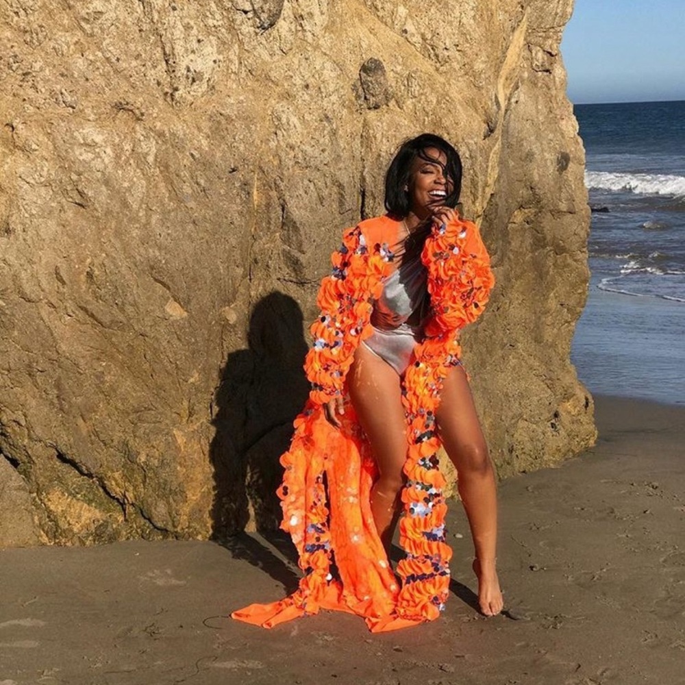 Orange cover up Only